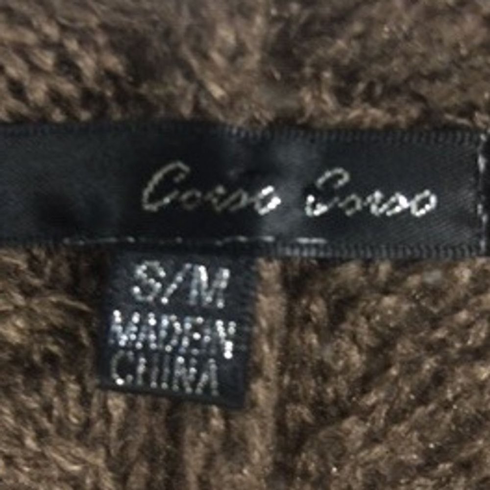 Corso Corso Cocoon Batwing Brown Open Front Cardig - Picture 8 of 9
